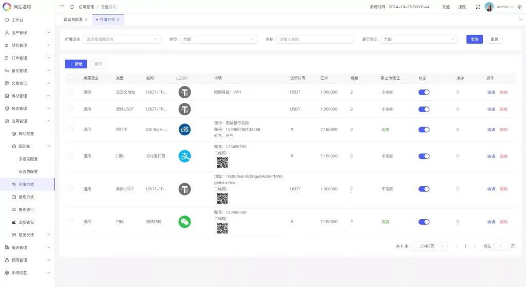 【全开源】多语言量化理财挖矿虚拟币交易源码/详细部署文档/前后端vue/服务端PHP